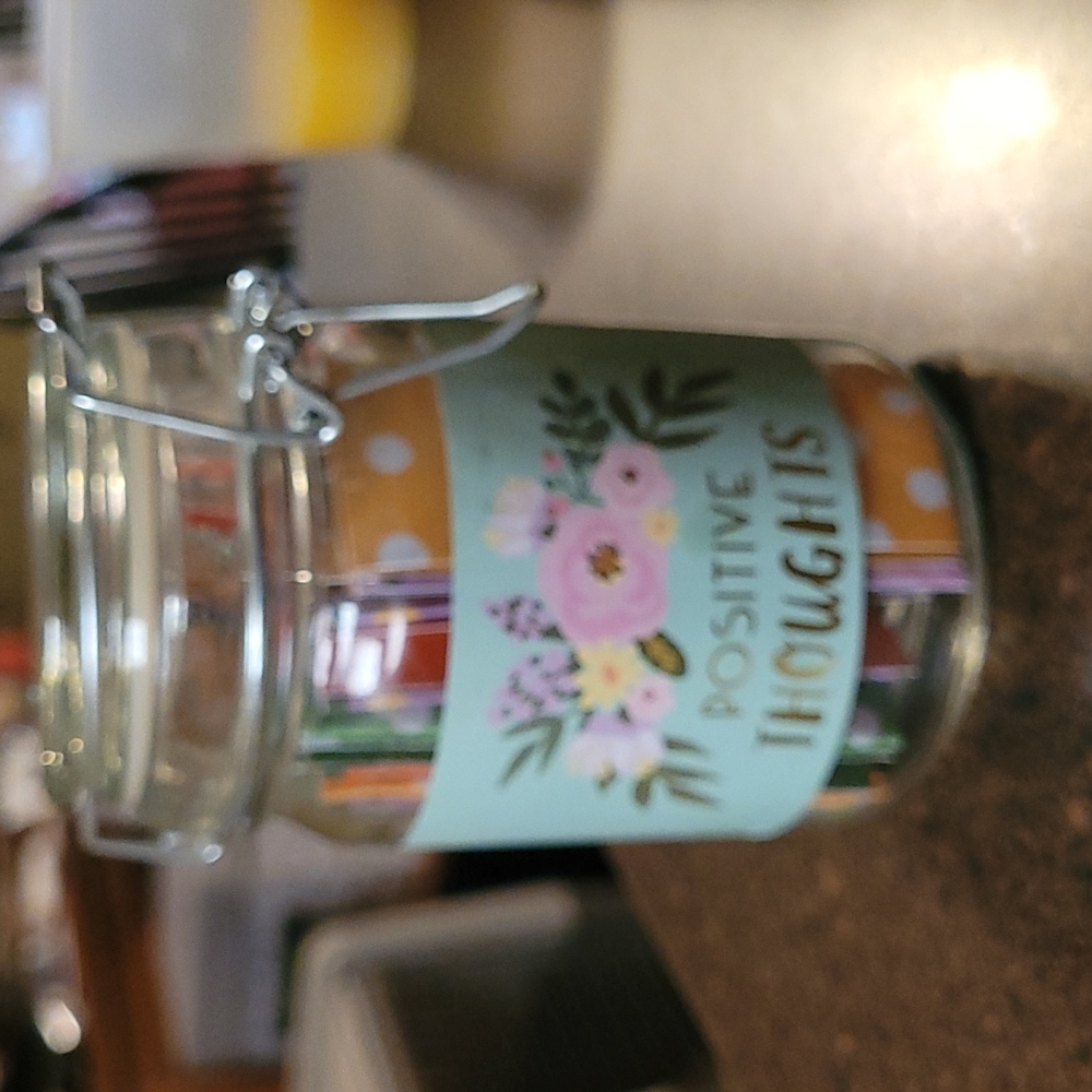 Positive Thoughts Jar